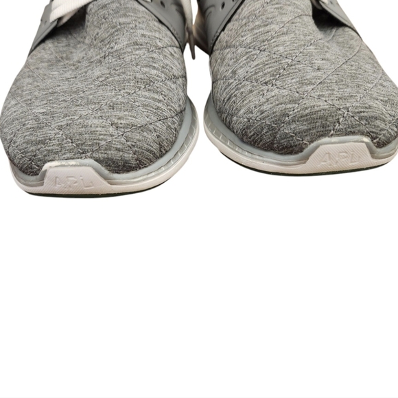 APL Athletic Propulsion Labs Ascend Quilted Gray & White Sneakers Women SZ 10 - Picture 7 of 16